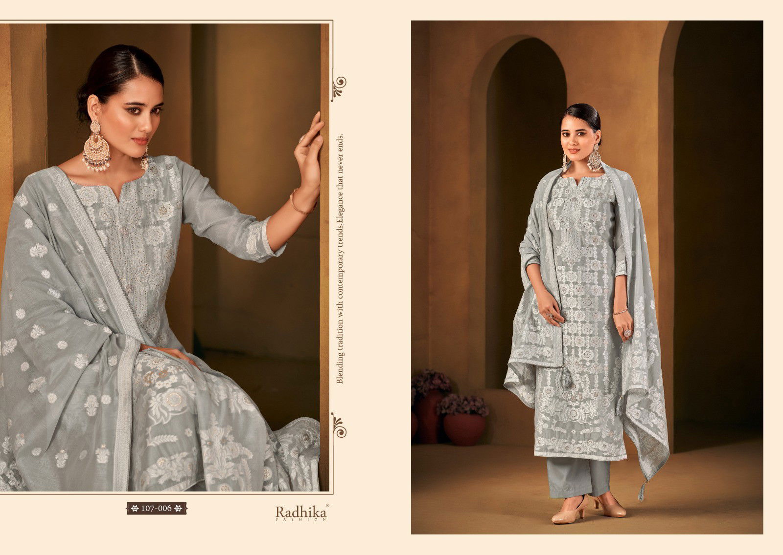 Azara Banarasi   by Radhika Adha Vol 3 Cotton Jacquard Dress Material